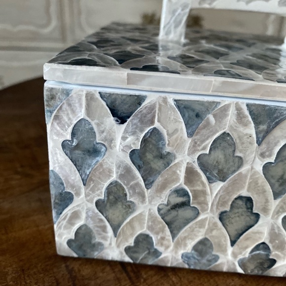 Beautiful Moroccan tile style large jewelry box NWT - Picture 14 of 16